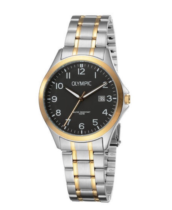 Ontdek de OL72HSS398B, een luxe polshorloge met datumfunctie. Het horloge heeft een roestvrijstalen kast en een stijlvol goud-zilver gekleurd bandje. Perfect voor elke gelegenheid; draag het bij formele of casual outfits voor een verfijnde look. Voeg een vleugje elegantie toe aan uw pols met dit prachtige uurwerk.